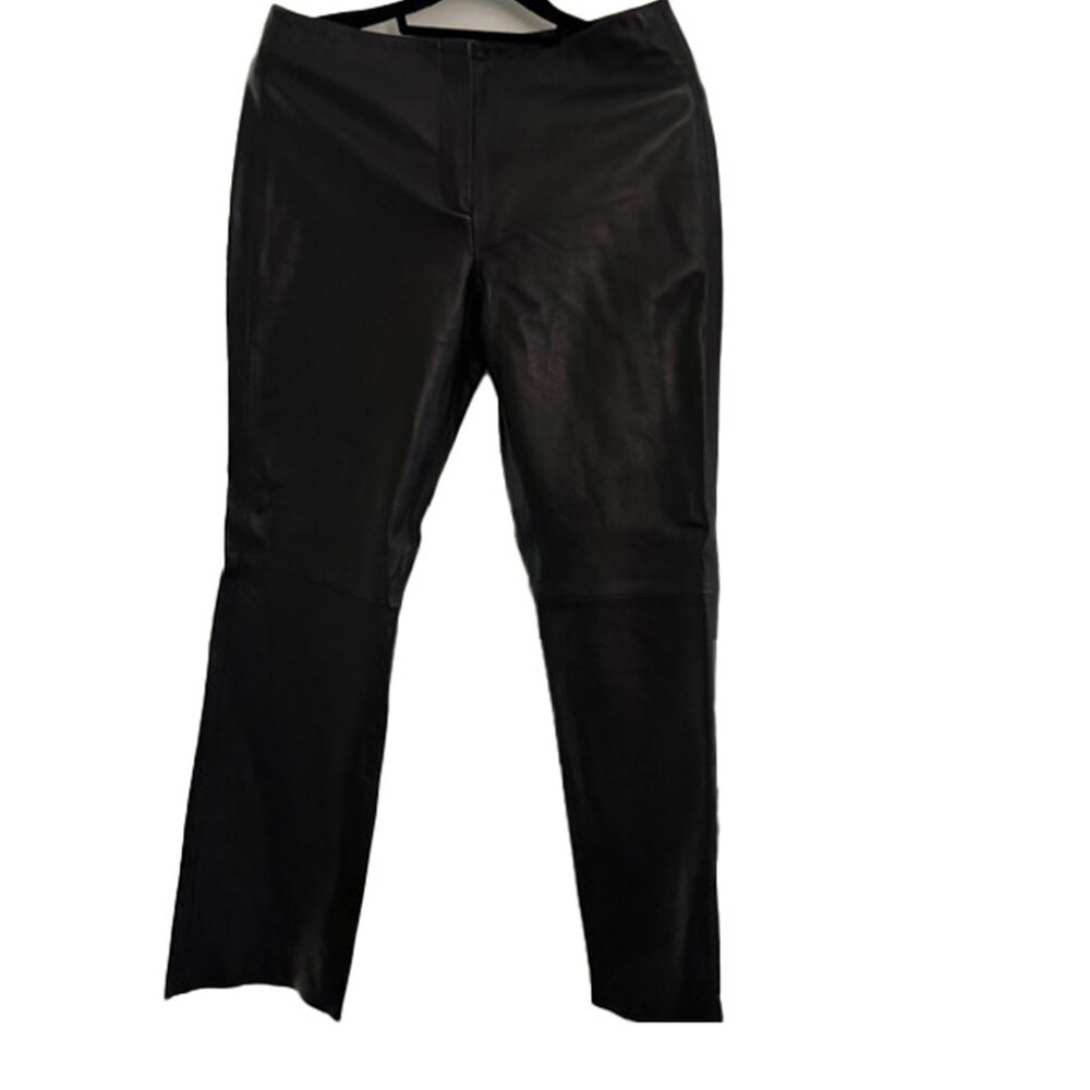 Jillian Jones Black Leather Pants Size 10